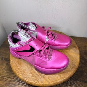 Nike KD 4 Aunt Pearl Think Pink Basketball Shoes HF9098-600 Mens 10.5